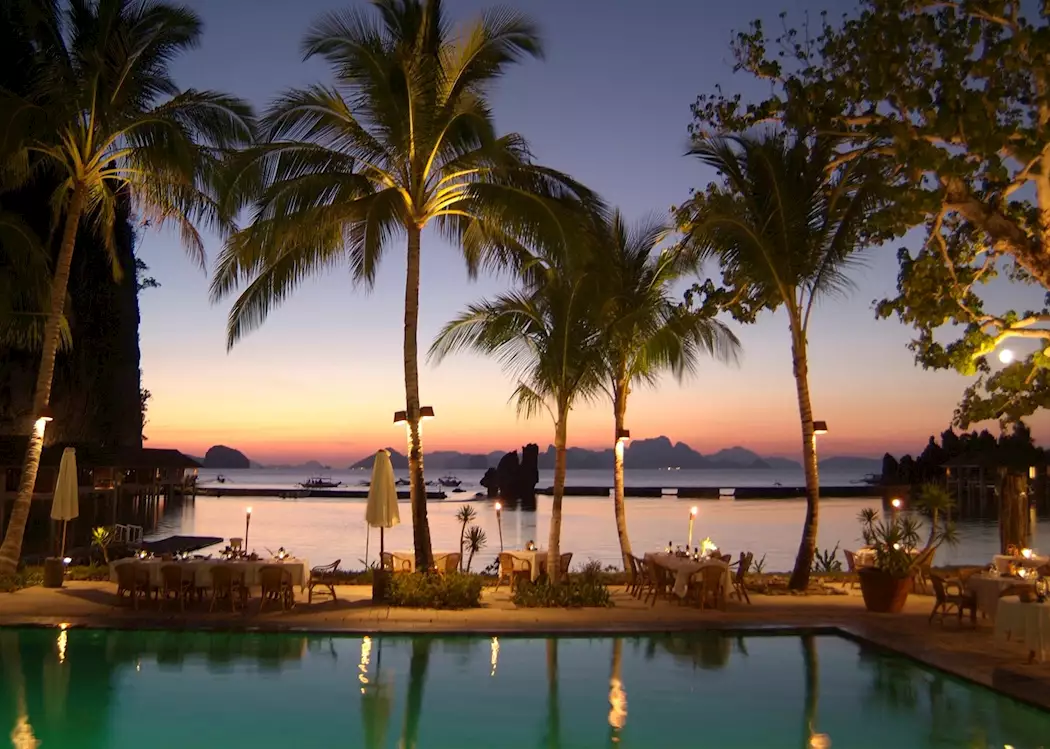 1015564 dining by the pool el nido lagen resort